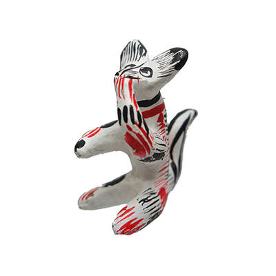 Animalito Amatenango Zorro Comiendo